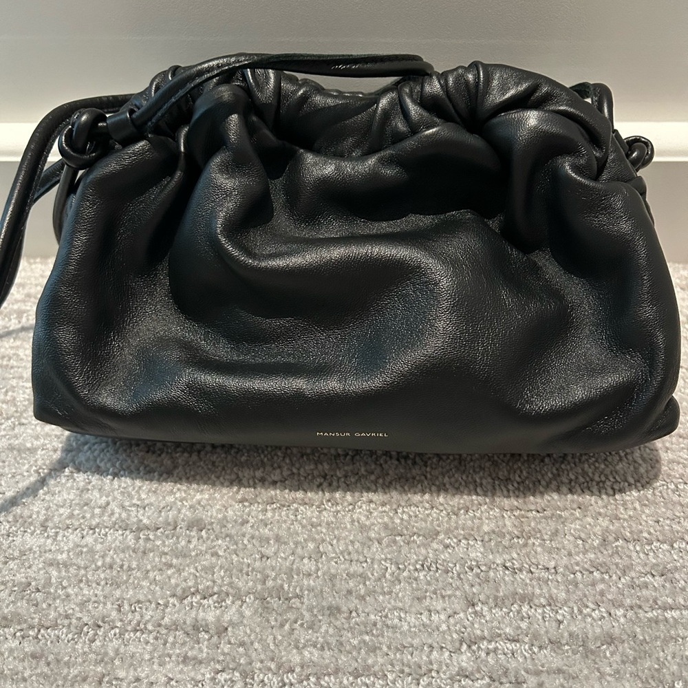 Mansur Gaveriel Black small crossbody